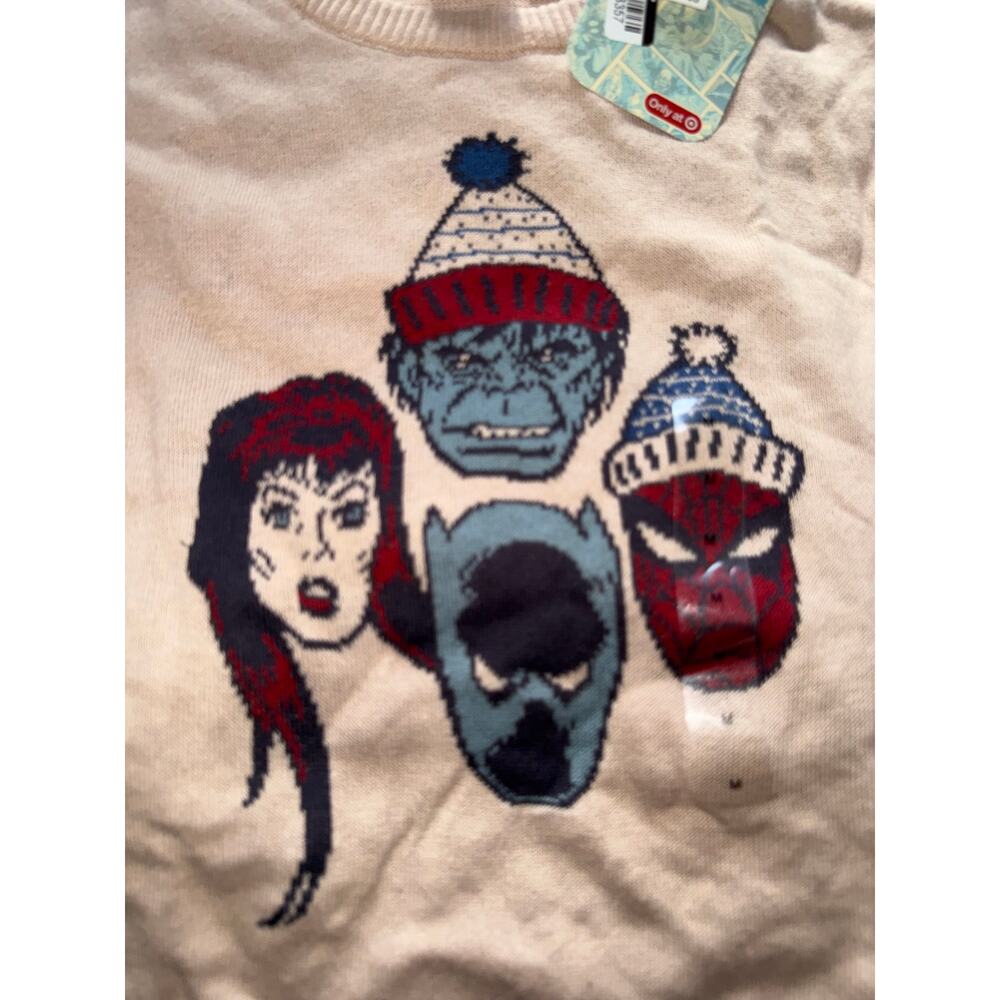 Disney 100 years anniversary Marvel Christmas Sweater Size Medium - Picture 3 of 7